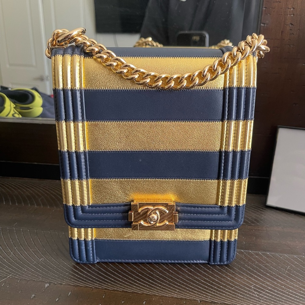 **RARE** Pre Fall 2019 Chanel Boy North/South Crossbody